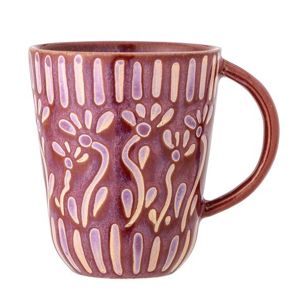 Violetinės spalvos iš molio puodelis 150 ml Samsin – Bloomingville