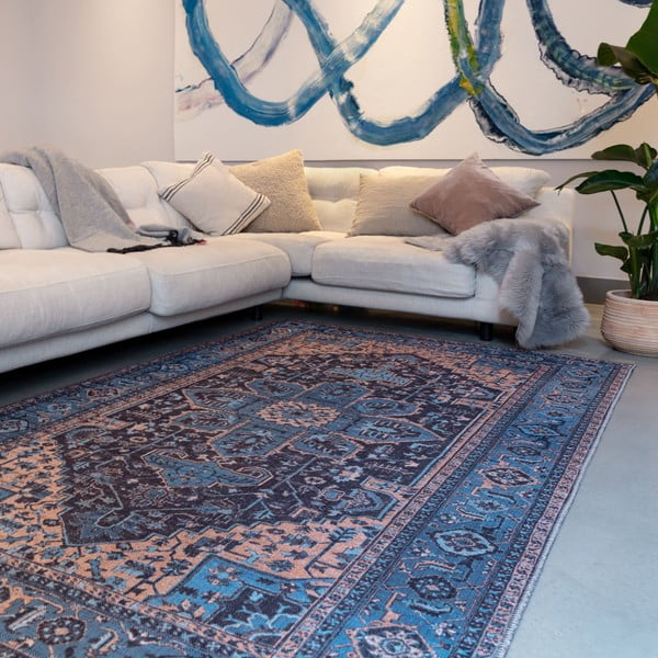 Mėlynas kilimas 230x160 cm Kaya - Asiatic Carpets-image-1