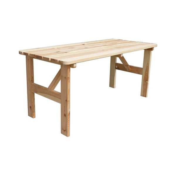 Sodo valgomojo stalas iš pušies medienos 180x70 cm Viking - Rojaplast