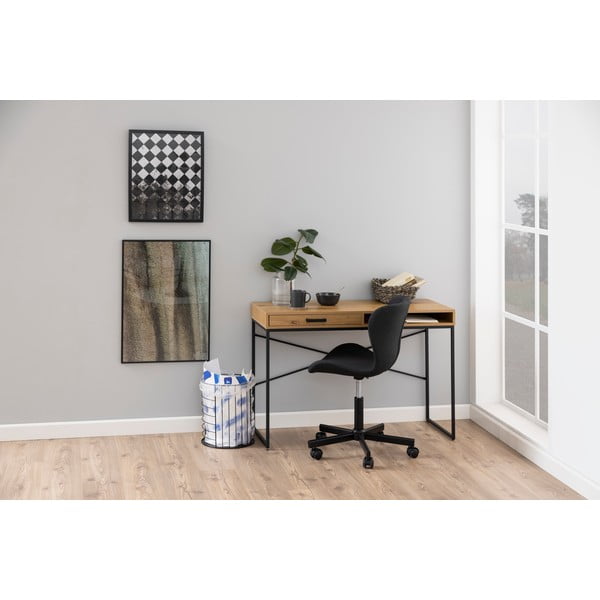 Rašomasis stalas iš laukinio ąžuolo Actona, 110 x 45 cm-image-3