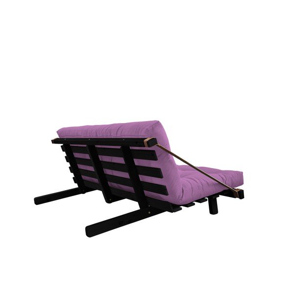 Kintama sofa "Karup Jump" juoda/žalsvai rožinė-image-1