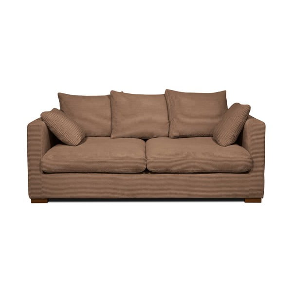 Sofa iš kordinio velveto šviesiai rudos spalvos 175 cm Comfy – Scandic