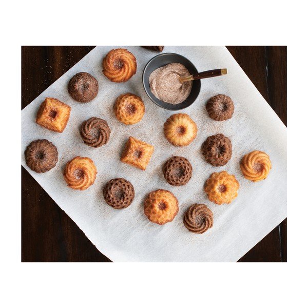 Aukso spalvos 12 mini pyragaičių kepimo forma Nordic Ware Minimix, 280 ml-image-3