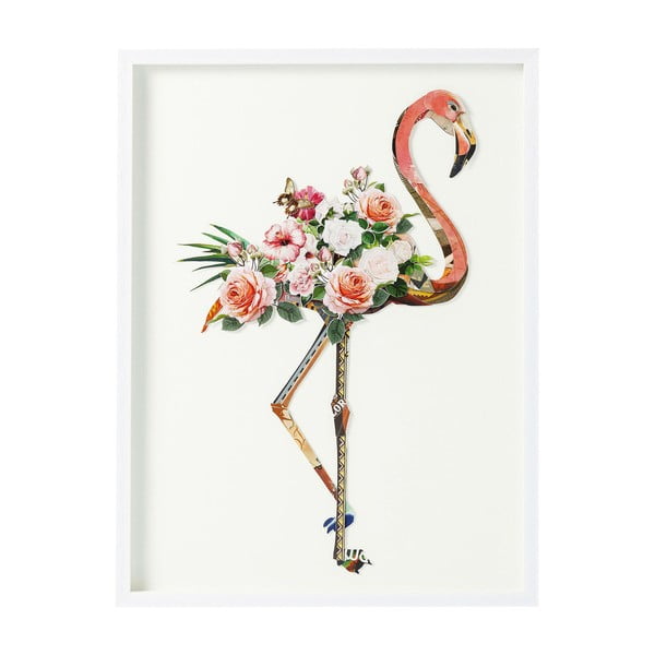Flamingo paveikslas "Kare Design Art Flamingo", 100 x 75 cm