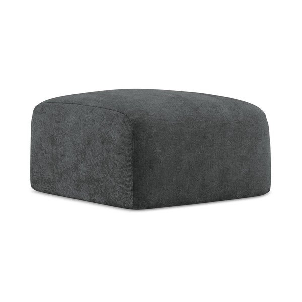 Tamsiai pilkos spalvos iš šenilinio audinio taburetė Leila – Makamii-image-3