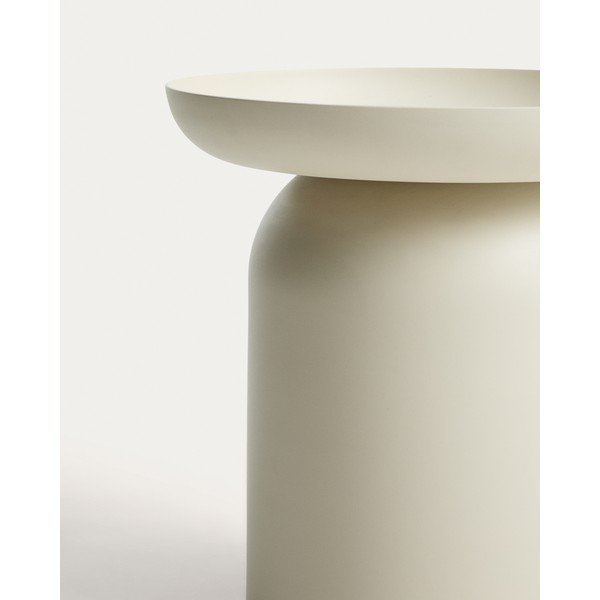Iš metalo apvalios formos sodo šoninis staliukas ø 45 cm Arcola – Kave Home-image-3