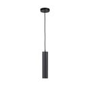 Juodos spalvos kabantis šviestuvas ø 8 cm su metaliniu gaubtu Maude – Kave Home