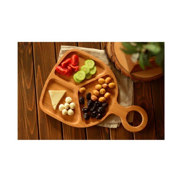 Bambukinis serviravimo padėklas "Bambum Matti", ⌀ 30 cm-image-2