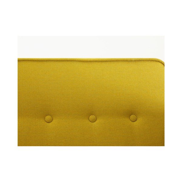 Geltonos spalvos dvivietė sofa "Custom Form Zugo-image-2