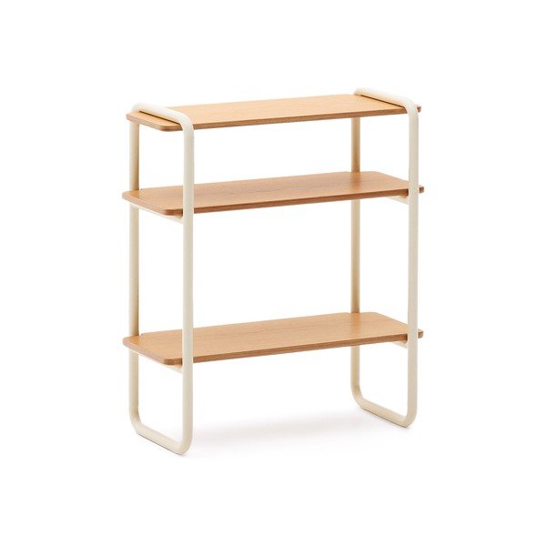 Smėlio spalvos/natūralios spalvos pakabinama vaikiška knygų spinta iš uosio 60x70x28 cm Tinn – Kave Home-image-3