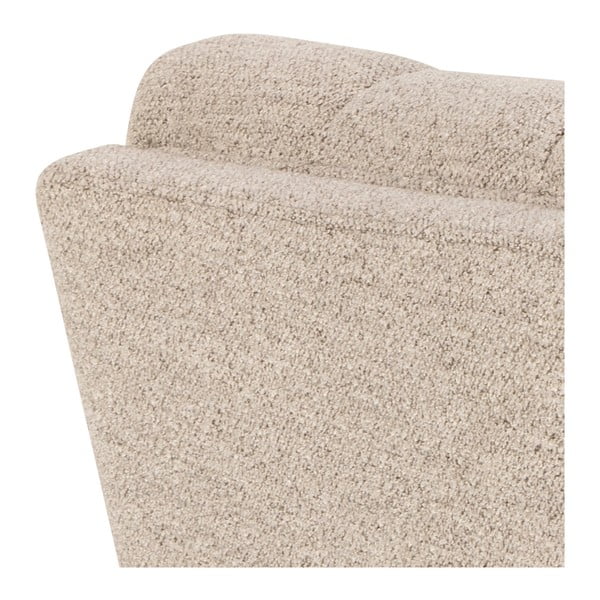 Iš boucle sofa smėlio spalvos 218 cm Tampa – Actona-image-1