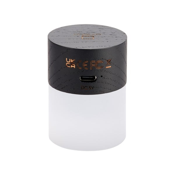 Juodos spalvos šviečianti dekoracija USB ø 4,5 cm Lemelia – Gingko-image-4