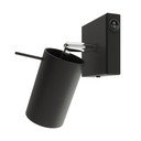 Juodos spalvos iš metalo taškinis šviestuvas ø 6 cm Etna – Sollux