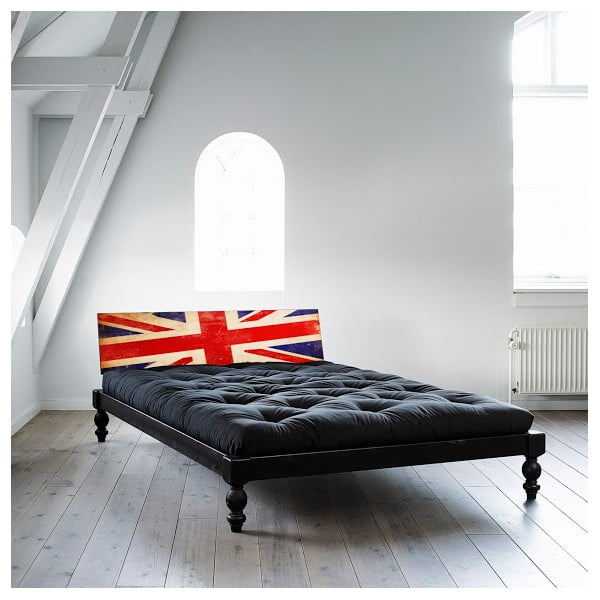 Miegamojo lova Karup Rock-o UK Black/Union Jack