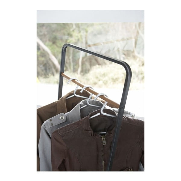 Iš metalo drabužių kabykla juodos spalvos Tower – YAMAZAKI-image-3