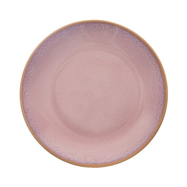 Rožinės spalvos desertinė iš keramikos lėkštė ø 20,5 cm Glaze – Orion