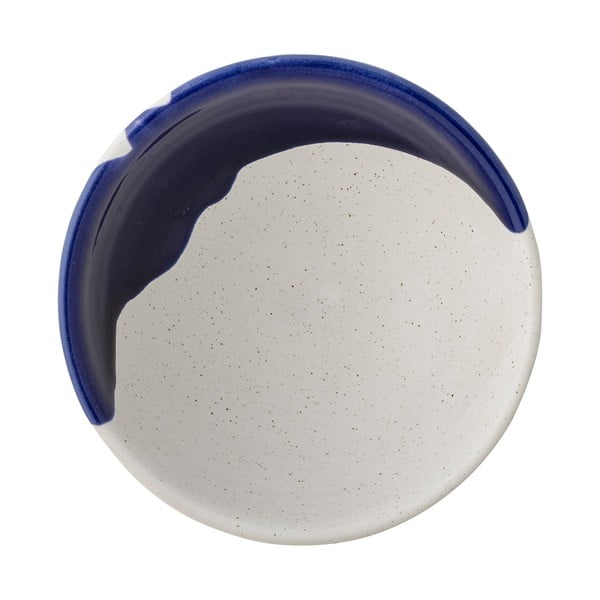 Iš akmens masės mažas dubuo baltos spalvos/mėlynos spalvos 400 ml Okayama – Bloomingville-image-3