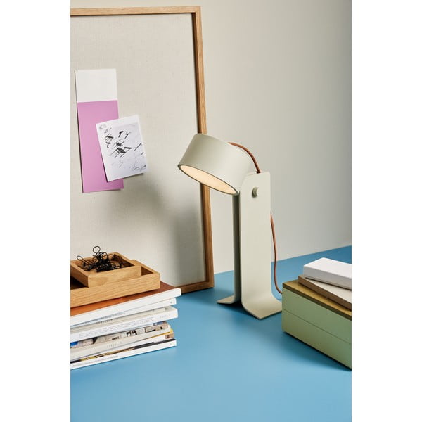 Stalinis šviestuvas smėlio spalvos (aukštis 32 cm) Crea – Hübsch-image-3