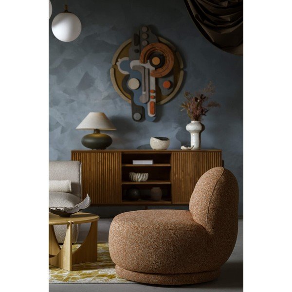 Oranžinės spalvos krėslas Ovo – Miuform-image-3