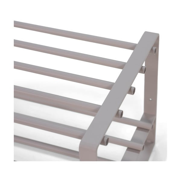 Taupe spalvos iš metalo spintelė batams 70x29x27 cm Rex – Spinder Design-image-4