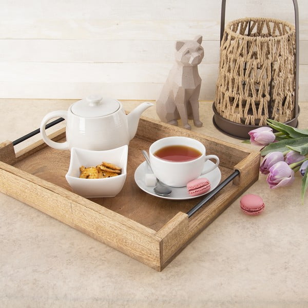 Iš medienos padėklas 30x40,5 cm Mango – Orion-image-1