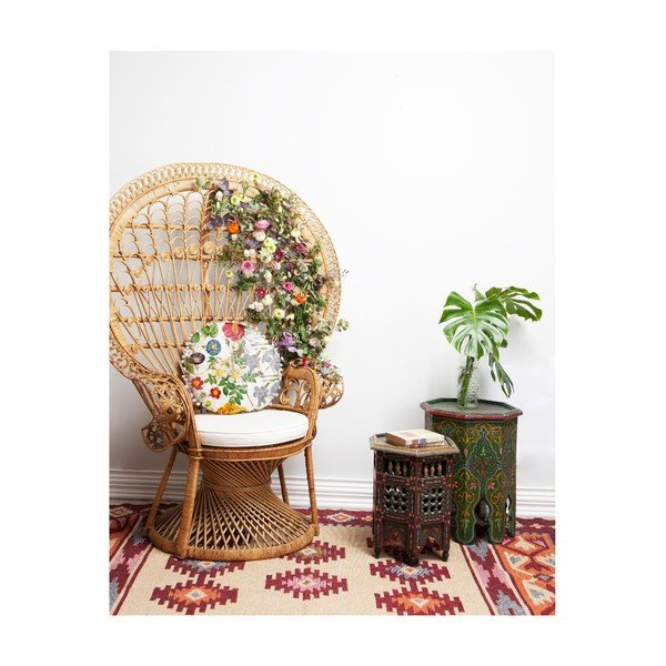 Dvipusė pagalvė Madre Selva Rose, ⌀ 45 cm-image-1