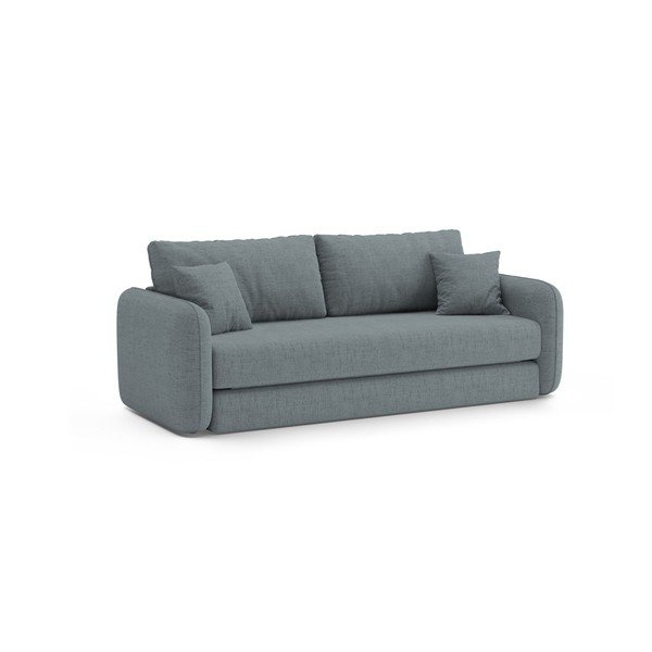 Šviesiai mėlynos spalvos sulankstoma sofa 225 cm – Micadoni -image-3