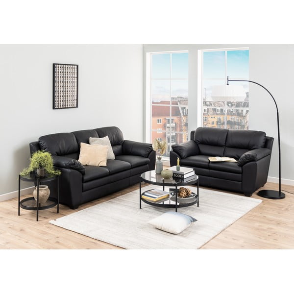 Apvalus kavos staliukas su stikliniu stalviršiu ø 79 cm Bayonne - Actona-image-2