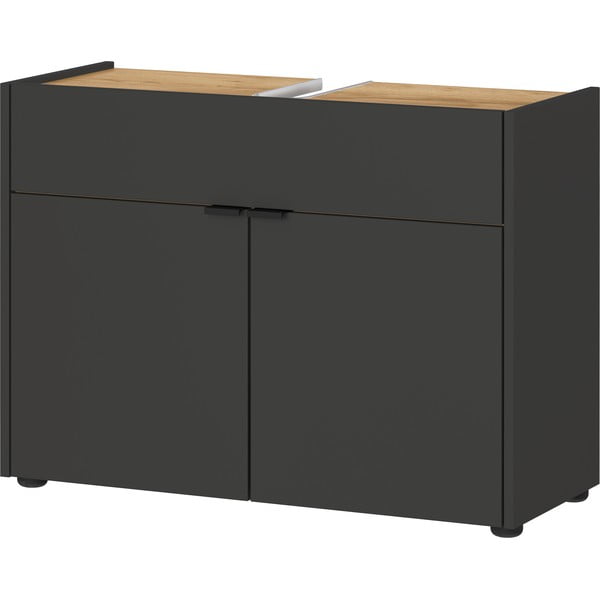 Spintelė po kriaukle antracito spalvos 80x60 cm Forano – Germania-image-2