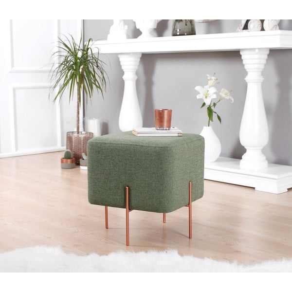 Pufas šviesiai žalios spalvos Copper – Artie-image-1