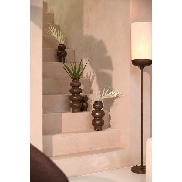 Rudos spalvos iš keramikos vaza (aukštis 33,5 cm) Rogano – Light & Living-image-1