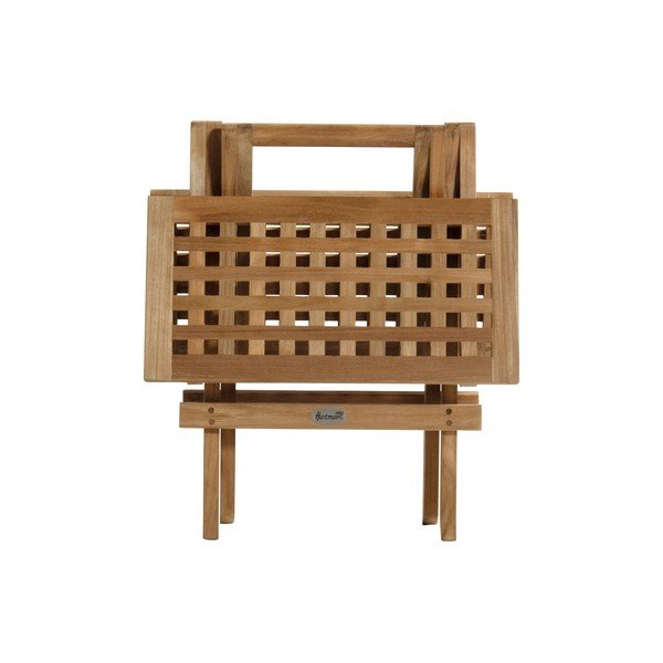 Iš tikmedžio masyvo sodo šoninis staliukas 50x50 cm Skagen – Hartman-image-2