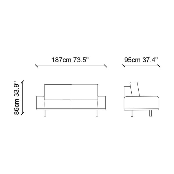 Smėlio spalvos sofa Ndesign Istanbul-image-2