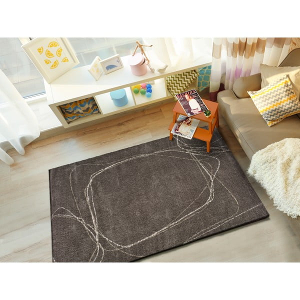 Pilkas kilimas Universal Moana Treo, 60 x 110 cm-image-1
