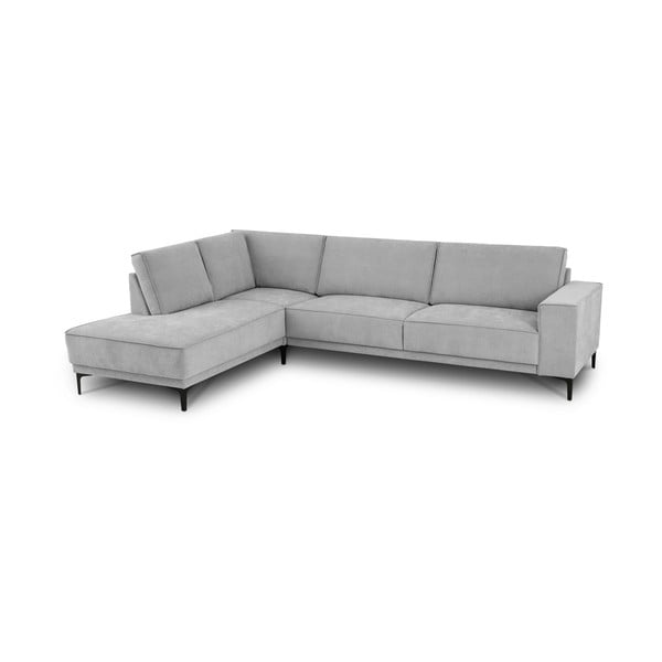 Pilkos spalvos kampinė sofa (su kairiuoju kampu/„L“ formos) Copenhagen – Scandic-image-3