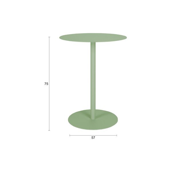 Iš plieno apvalios formos baro stalas ø 57 cm Snow – Zuiver-image-3