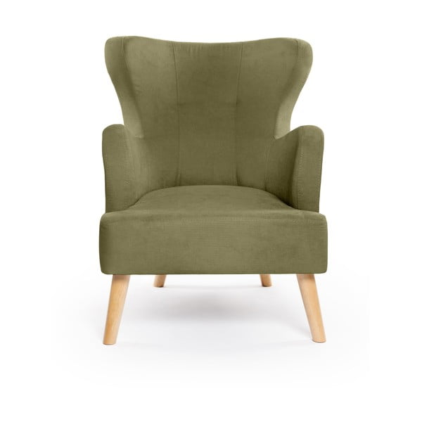 Krėslas žalios spalvos su atlošu Noemye – Bonami Selection-image-2