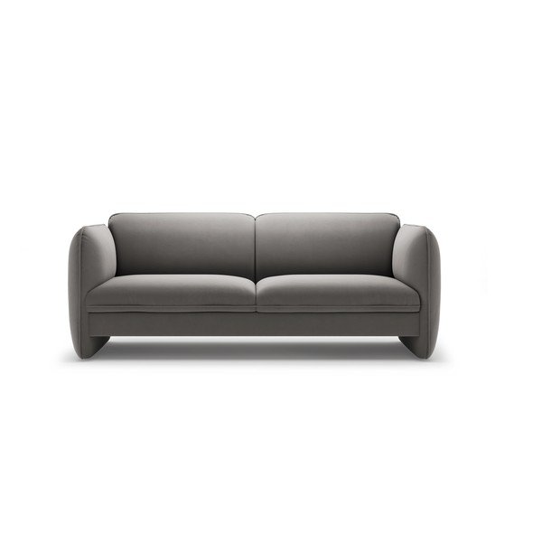 Tamsiai pilkos spalvos sofa iš velveto 204 cm Georgia – Micadoni 