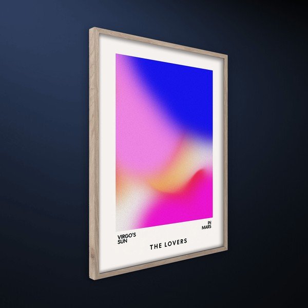 Spausdintas paveikslas su rėmeliu 50x70 cm Love Flow – Styler-image-3