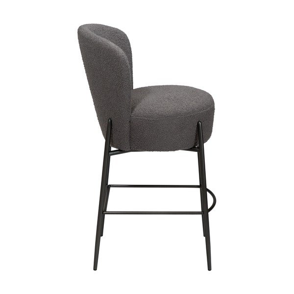 Pilkos spalvos baro taburetė (sėdynės aukštis 68 cm) Orbit – DAN-FORM Denmark-image-2