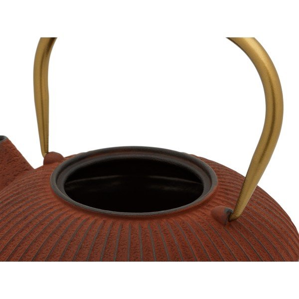 Iš ketaus arbatinukas šviesiai raudonos spalvos 1,1 l Linhai – Bredemeijer-image-2