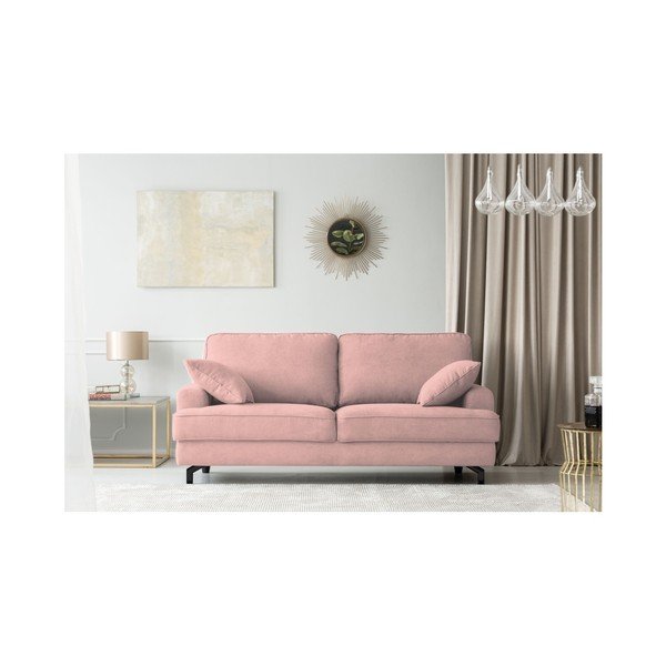 Rožinė dvivietė sofa "Kooko Home Salsa-image-1