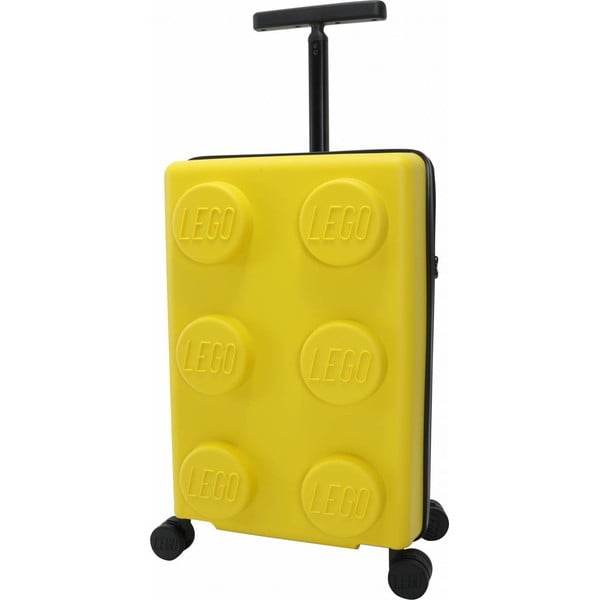 Geltonas vaikiškas kelioninis lagaminas LEGO® Signature