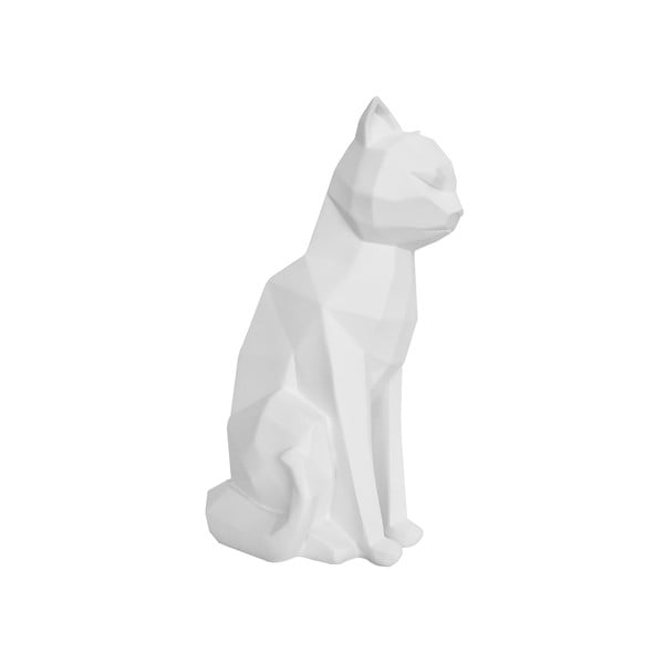 Matinės baltos spalvos PT LIVING Origami katė, aukštis 29,5 cm