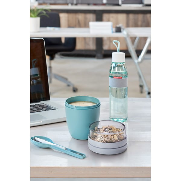 3dílná sada cestovních příborů s tyrkysovým obalem Mepal Ellipse-image-1