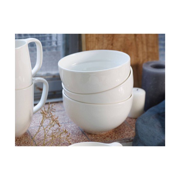 Kreminės baltos spalvos porcelianinis dubuo "Like", "Villeroy & Boch Group", 0,75 l-image-1