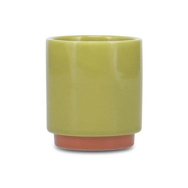 Žalios spalvos/oranžinės spalvos iš molio puodelis 270 ml Duo – ONA