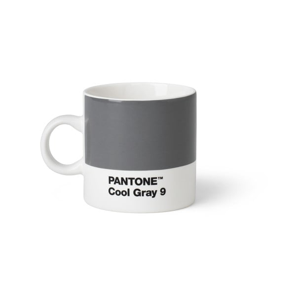 Pilkas puodelis Pantone Espresso, 120 ml