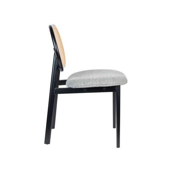 Pilka rotango valgomojo kėdė Spike - Zuiver-image-3