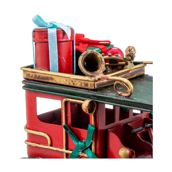 Iš metalo kalėdinė statulėlė (aukštis 8 cm) Vintage Car – Casa Selección-image-2